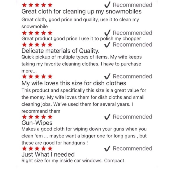 3/$15 NEW Microfiber Towels Cleaning Cloths 12”x 12”, SET OF 4, Different Colors - Picture 7 of 16